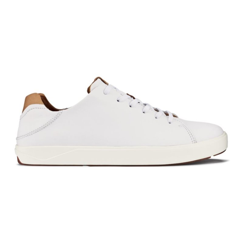 Lae'ahi Li 'Ili Men's Leather Sneakers - White