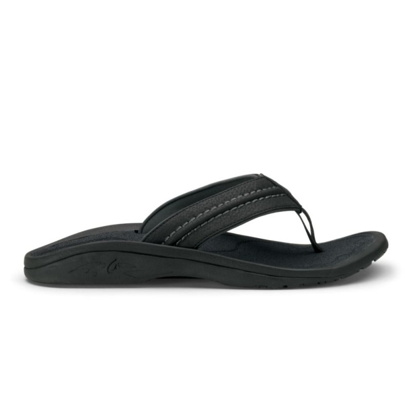 Hokua Men's Beach Sandals - Dark Wood