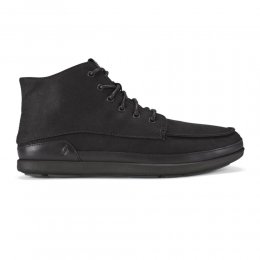 Nalukai Kapa Men's Canvas Boots - Black