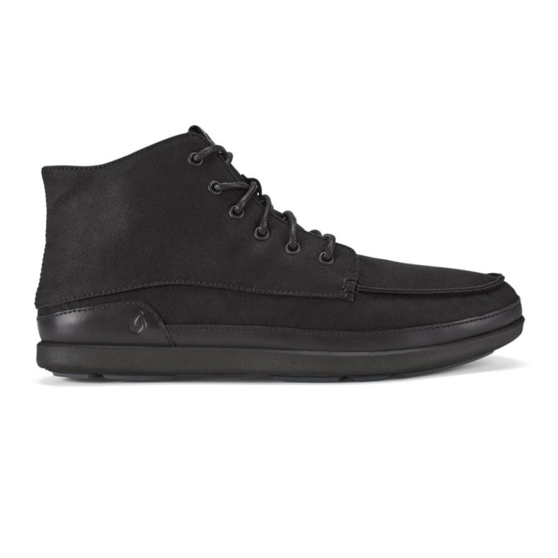 Nalukai Kapa Men's Canvas Boots - Black