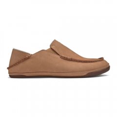 Kipuka Hulu Men's Leather Slippers - Natural