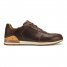 Huaka'i Li Men's Leather Sneakers - Dark Wood