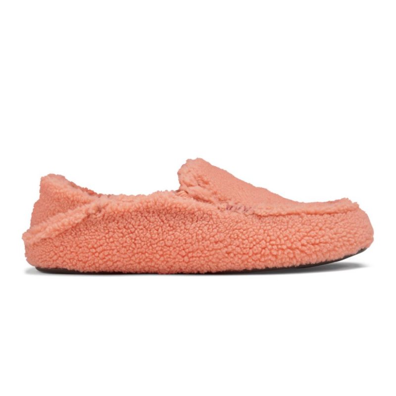 Nohea Heu Slipper Women's Fuzzy Slippers - Pickled Ginger